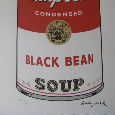 Andy WARHOL (d’après) - Campbell’s Soup Black Bean - Lithographie 2