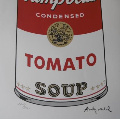 Andy WARHOL (d’après) - Campbell’s Soup Tomato, Lithographie 2