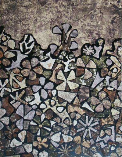 Jean DUBUFFET (d’après) - Jardin de quite-vite, 1957 - Pochoir 2
