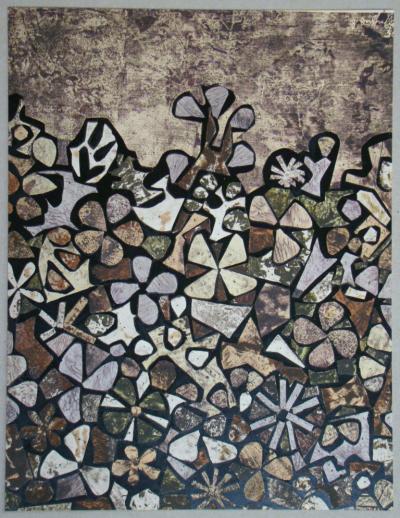 Jean DUBUFFET (d’après) - Jardin de quite-vite, 1957 - Pochoir 2