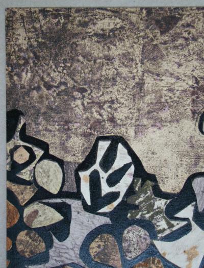 Jean DUBUFFET (d’après) - Jardin de quite-vite, 1957 - Pochoir 2