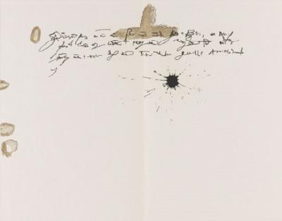 Antoni TAPIES- Aparicions 4, 1982, Gravure signée 2