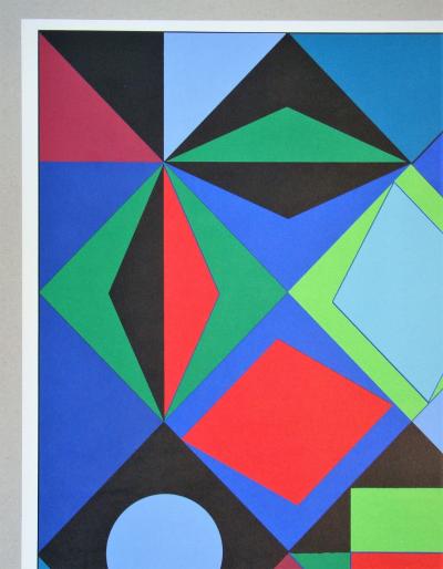 Victor VASARELY (d’après) - Sikra, 1973 - Sérigraphie en couleurs 2
