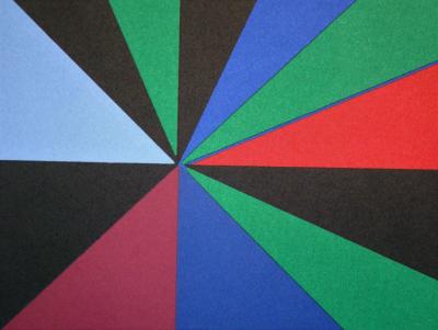 Victor VASARELY (d’après) - Sikra, 1973 - Sérigraphie en couleurs 2