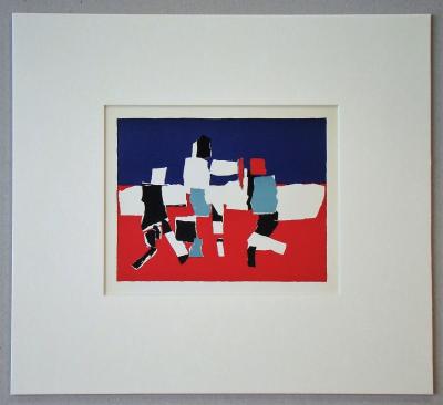 Nicolas DE STAËL (d’après) - Composition, 1965 - Lithographie en couleurs 2