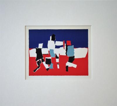 Nicolas DE STAËL (d’après) - Composition, 1965 - Lithographie en couleurs 2