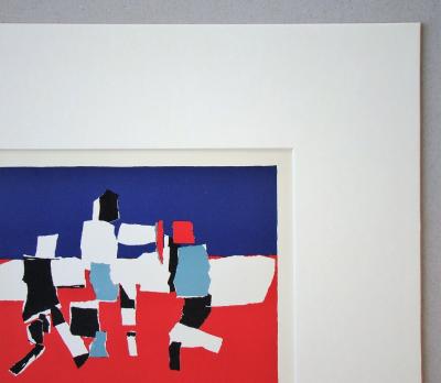 Nicolas DE STAËL (d’après) - Composition, 1965 - Lithographie en couleurs 2