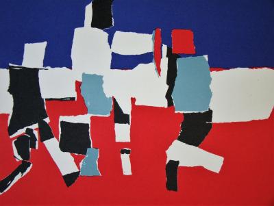 Nicolas DE STAËL (d’après) - Composition, 1965 - Lithographie en couleurs 2