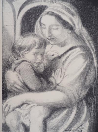Maurice DENIS : Maternité - Lithographie originale Signée 2