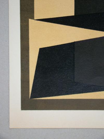 Victor VASARELY - Projet pour une tapisserie - 1954 - Lithographie originale 2