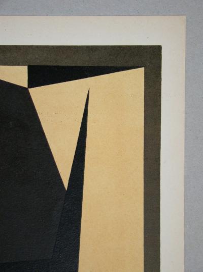 Victor VASARELY - Projet pour une tapisserie - 1954 - Lithographie originale 2
