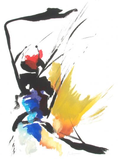 Jean MIOTTE - Aux 4 vents, 1996 - Gravure signée et numérotée au crayon 2