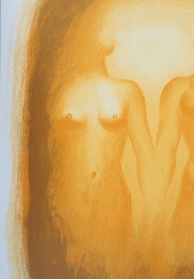 Georges ROHNER : Féminin, Masculin - Lithographie originale Signée 2