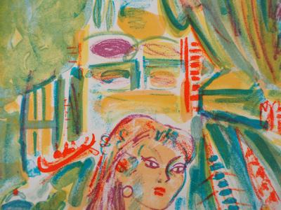 André PLANSON : La séductrice - Lithographie originale Signée 2