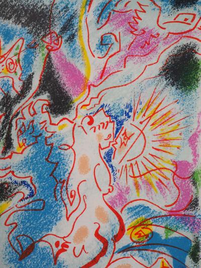 André MASSON : Amour et Psyché - Lithographie originale Signée 2