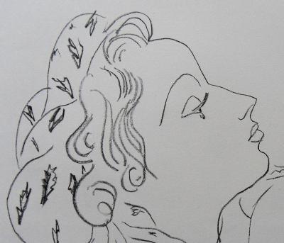 Henri Matisse (d’après) : Voyante pensive - Lithographie signée, 1943 2