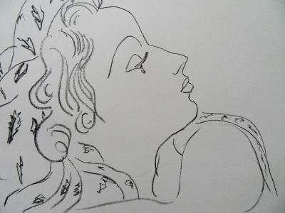 Henri Matisse (d’après) : Voyante pensive - Lithographie signée, 1943 2