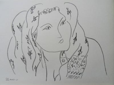 Henri Matisse (d’après) : Bohémienne, 1943, Lithographie signée 2