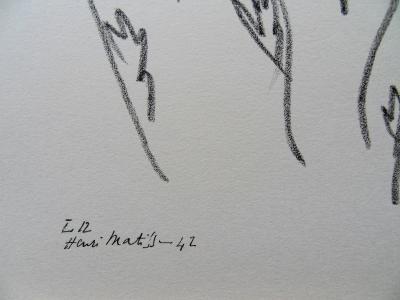 Henri Matisse (d’après) : Bohémienne, 1943, Lithographie signée 2