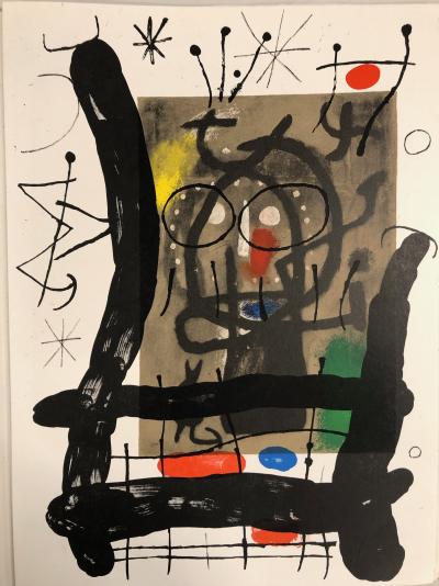 Joan MIRO - Cartons II, 1965 - Lithographie 2