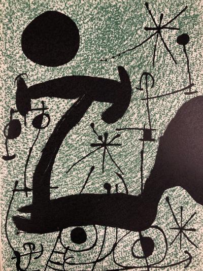 Joan MIRO - L’oiseau solaire, l’oiseau lunaire, étincelles, 1967 - Lithographie 2