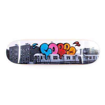 Cope2 x Monica ALONSO - Iconic Bubble Running, 2019 - Planche de skateboard 2