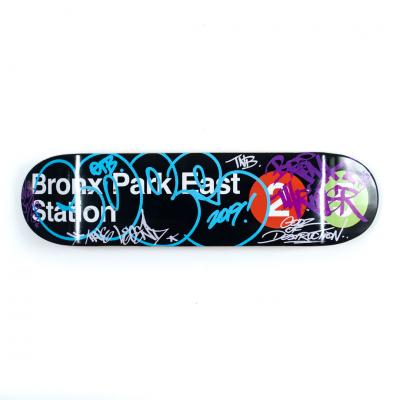 Cope2, -  Bronx Park East Station, 2019 - Skateboard 2