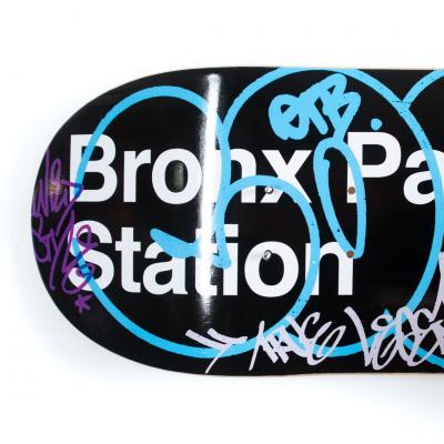 Cope2, -  Bronx Park East Station, 2019 - Skateboard 2