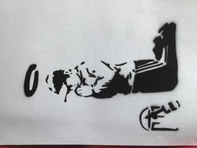 Banksy (d’après) - Souvenir de Dismaland, Pochoir 2