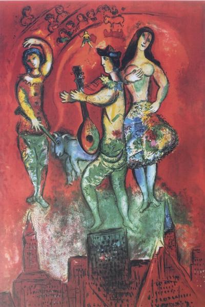 Marc CHAGALL (d’après) - Carmen - Lithographie signée , édition limitée