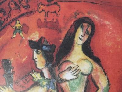 Marc CHAGALL (d’après) - Carmen - Lithographie signée , édition limitée 2