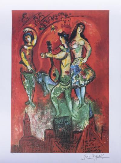 Marc CHAGALL (d’après) : Carmen - Lithographie signée et numérotée 2