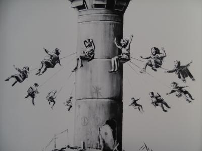 BANKSY (d’après)  - Walled Off Hotel, 2019, Impression et sculpture 2