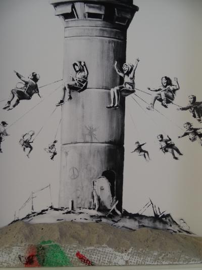 BANKSY (d’après)  - Walled Off Hotel, 2019, Impression et sculpture 2