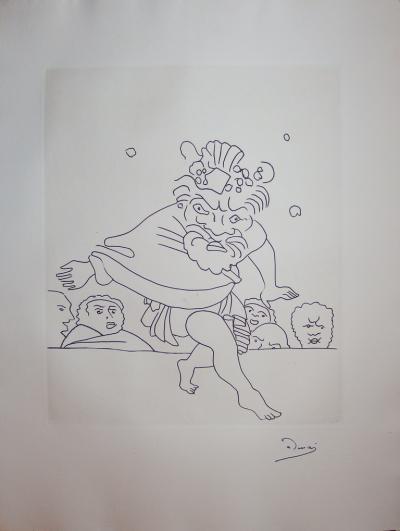 André DERAIN - Le Fou, 1951 - Gravure originale signée 2
