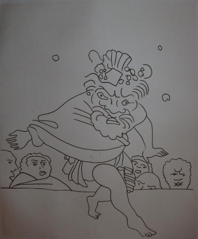 André DERAIN - Le Fou, 1951 - Gravure originale signée 2