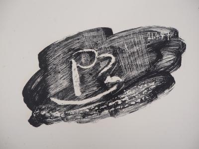 Pablo PICASSO - La tasse noire, Lithographie originale, 1947 2