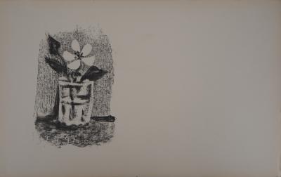 Pablo PICASSO - Fleurs dans un verre, 1947 - Lithographie originale 2