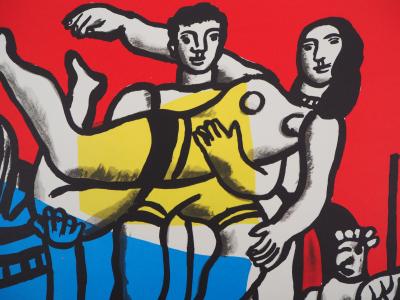 Fernand LEGER (d’après) : Parade à cheval - Lithographie Signée 2