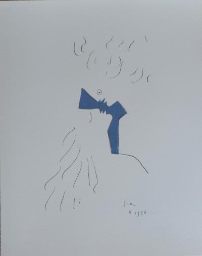 Jean COCTEAU - Couple, 1954 - Lithographie 2
