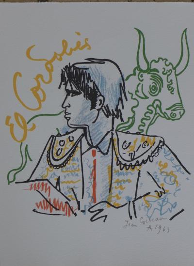 Jean COCTEAU - El Cordobes, Lithographie 2