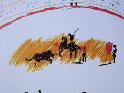 PICASSO Pablo : La Corrida - Lithographie numérotée et signée 2