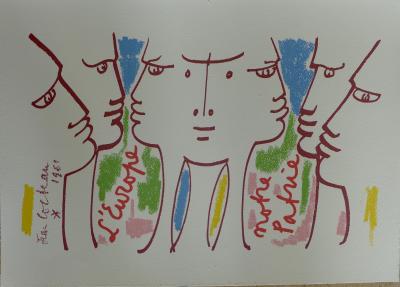 Jean COTEAU - L’Europe notre patrie 2, 1961 - Lithographie 2