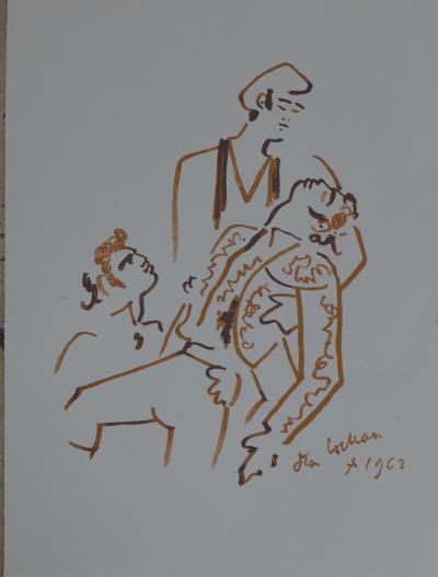 Jean COCTEAU - Toréador vaincu, 1963 - Lithographie 2
