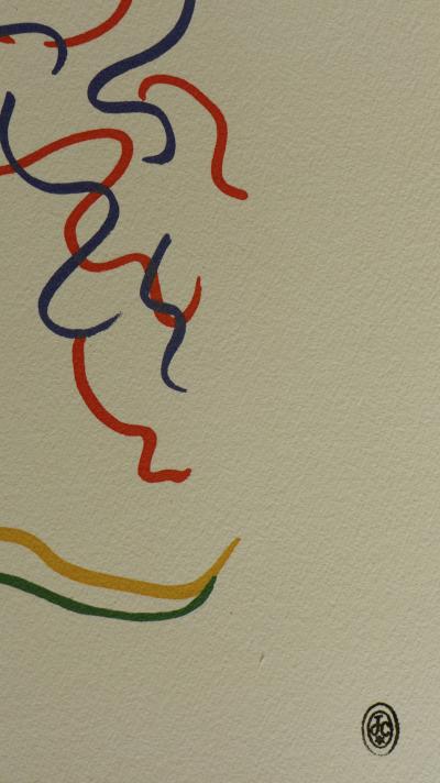 Jean COCTEAU - Eve et le serpent, Lithographie 2