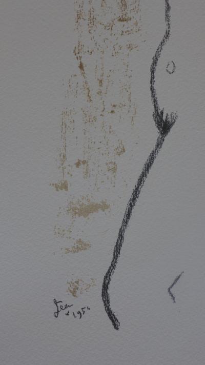 Jean Cocteau - Figure à la cape rouge, Lithographie 2