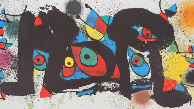 Joan MIRO: Skulpturen, les Poussins - Signierte Originallithographie 2
