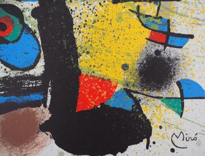 Joan MIRO: Skulpturen, les Poussins - Signierte Originallithographie 2
