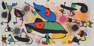 Joan MIRO : Sculptures, les Grenouilles - Lithographie originale signée 2