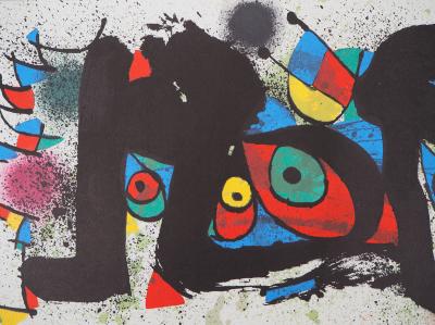 Joan MIRO : Sculptures, The chickens  - Original lithograph 2